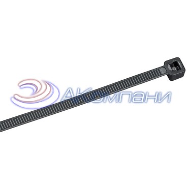 Хомут IEK P6.6 съемный черный 3,6х100мм, 100шт/упак UHH13-D036-100-100-K02