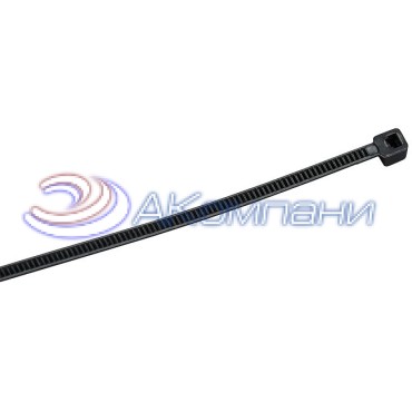 Хомут IEK P6.6 стандартный черный 4,6х160мм, 100шт/упак UHH30-D046-160-100-K02