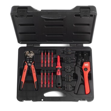 Набор для резки, снятия изоляции, опрессовки и монтажа проводов UNI 
