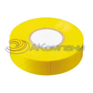Изоляционная лента толщиной 0,15X19 25M Желтая