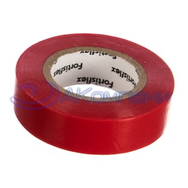 Изолента ПВХ Красная, 19x0.15х20, 71234