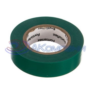 Изолента ПВХ Зеленая, 19x0.15х20, 71233