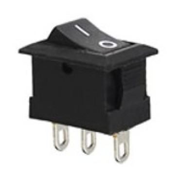 Клавишный переключатель KCD5-102 , 3с, (719) МИНИ красный