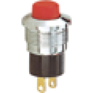 Нажимная кнопка PB-001B, 2c с фиксатором Тайвань, красный