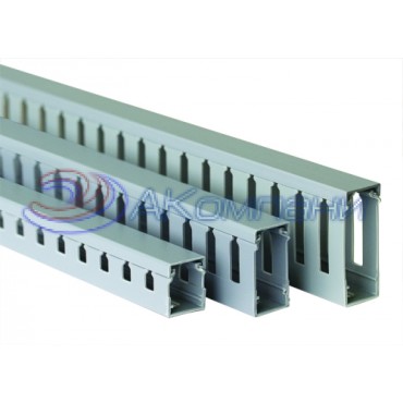 Короб перфорированный, серый RL75 15x30 DKC