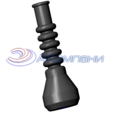 Чехол на колодку AMP двухместную с гофрированной хвостовой частью КР-101М (аналог АМР 880810)