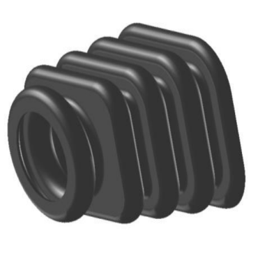 Чехол защитный для подрулевого переключателя а/м Газель КР-116 (аналог 3111.3709253) Квадро