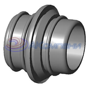 Втулка переходная для соединения чехлов 12147108 и 12147109 а/м "Гранта", "Ниссан-Датсун", "Калина", "Шевроле-Нива" КР-143