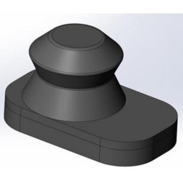 Чехол для концевого выключателя сдвижной двери автобусов ГАЗель Next, Соболь NN (номер конц. выкл. 79.3710.000-01) с 2019 года КР-156