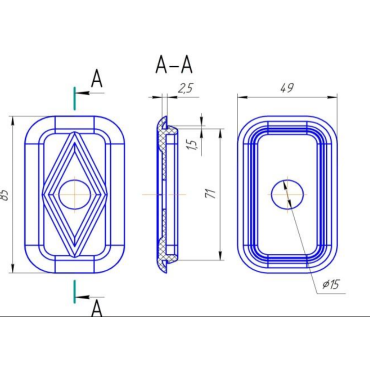 Втулка переходная для дверей а/м "Рено", "Ниссан" и "Лада" КР-214