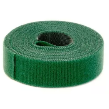 Лента-липучка в рулоне 25мм,x 5м,-ЗЕЛЕНЫЙ