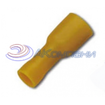 Клемма полностью изолированная ("мама"),сечение провода 4-6 мм², материал изоляции -винил (PVC)