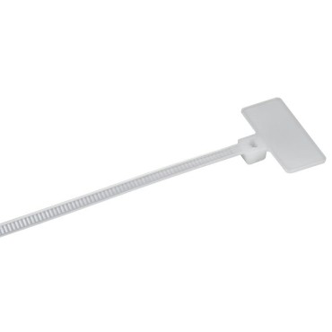 Хомут IEK P6.6 маркерный белый 2,5х200мм, 100шт/упак UHH14-D025-200-100-K01