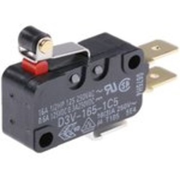 Микропереключатель SC799 пластина+ролик, d=10мм, 16А (520)