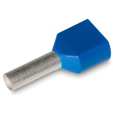 Наконечник штыревой втулочный изолированный, двойной "GLW" НШВИ(2) 2.5–10 (GLW)