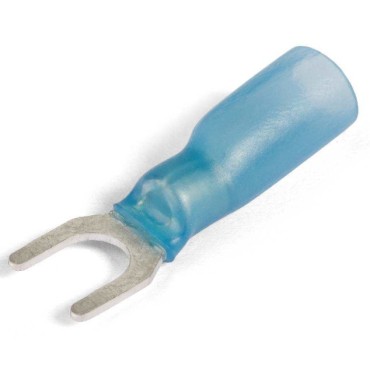 Наконечник кабельный вилочный изолированный с термоусаживаемой манжетой НВИ-Т 2.5–5 (КВТ)