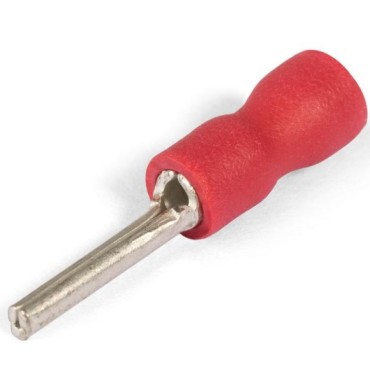 Наконечник кабельный штыревой круглый изолированный НШКИ 1.5–12 (КВТ)