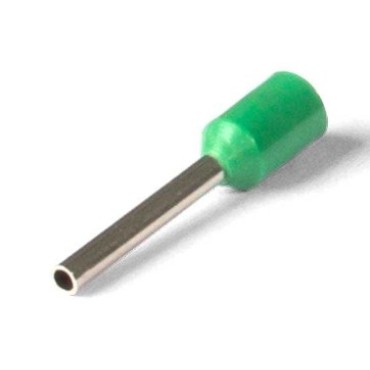 Наконечник штыревой втулочный изолированный, одинарный "КВТ" НШВИ 0.34–8 (КВТ)