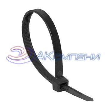 Хомут EKF Basic нейлоновый черный 3,6х300мм, 100шт/упак plc-cb-3.6x300