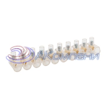 Концевой зажим винтовой изолированный КЗВИ 4 мм²  (10х1) (10 шт./уп.)REXANT