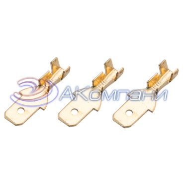 Клемма плоская штекер 4.8 мм 0.75-1.5 мм² (РП-п 1.5-(4.8)) REXANT