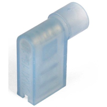 Разъем флажковый изолированный «мама» в нейлоновом корпусе РФИ-М(н) 2.5–(6.3) (КВТ)