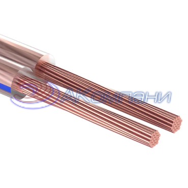 Акустический кабель Ripo SC-TR-2х0,50 мм2, CCA, прозрачный с синей полосой, бухта 100 м, С00296478