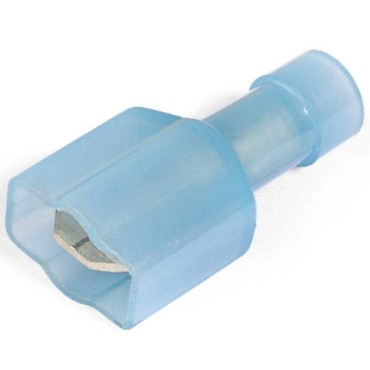 Разъем плоский полностью изолированный «папа» в нейлоновом корпусе РПИ-П(н) 2.5–(6.3) (КВТ)