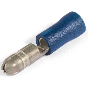 Разъем штекерный изолированный «папа» с ПВХ манжетой РШИ-П 2.5–4 (КВТ)