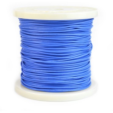 Провод гибкий силиконовый 26AWG, 0,12 мм2, 100м синий