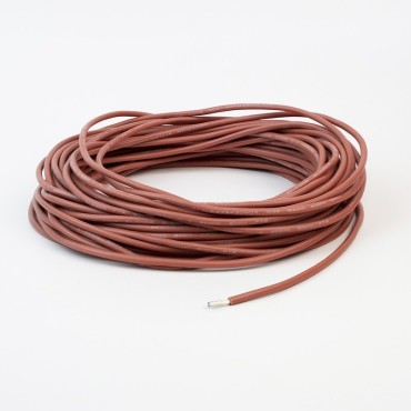 Провод силиконовый 13AWG, 2,5 мм2, 1м коричневый