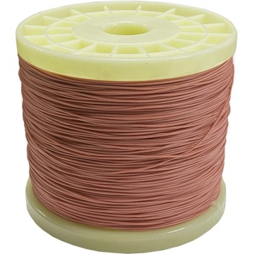 Провод силиконовый 30AWG, 0,05 мм2, 2500м коричневый катушка