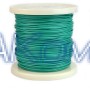 Провод силиконовый 24AWG, 0,2 мм2, 10м зеленый