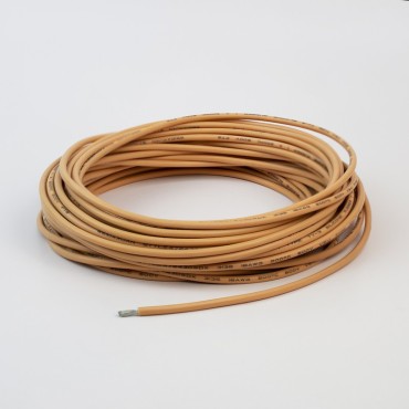 Провод гибкий силиконовый 26AWG, 0,12 мм2, 10м оранжевый