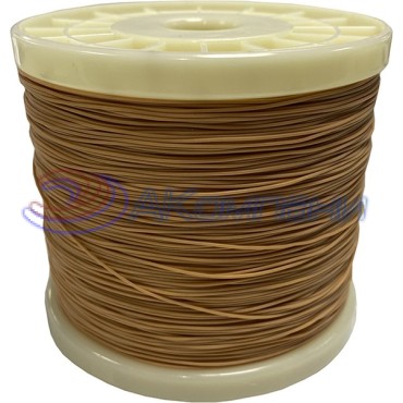 Провод гибкий силиконовый 20AWG, 0,5 мм2, 100м оранжевый