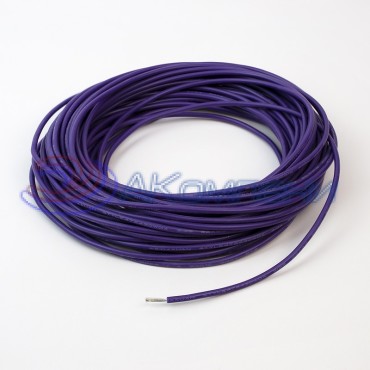 Провод гибкий силиконовый 30AWG, 0,05 мм2, 10м фиолетовый