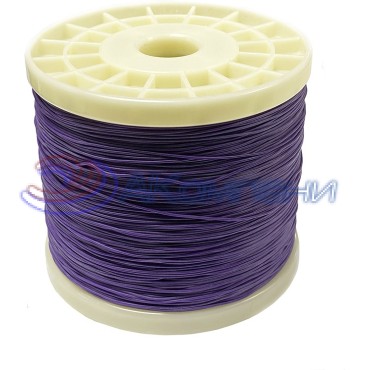 Провод гибкий силиконовый 20AWG, 0,5 мм2, 100м фиолетовый