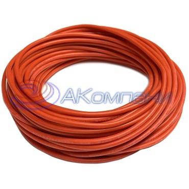 Провод силиконовый 12AWG, 4,0 мм2, 1м красный