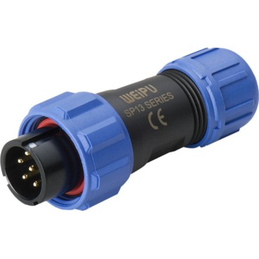 Кабельная вилка герметичная 4 контакта, диаметр 5-8мм SP1310/P4