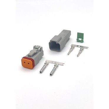 DT06-2S+DT04-2P Автомобильный разъем межжгутовой серии DEUTSCH DT, 2 контакта