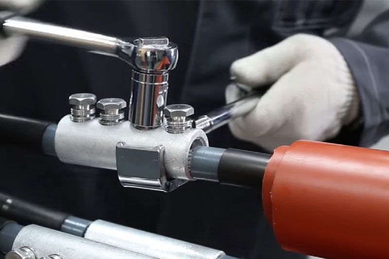 Монтаж кабельных муфт